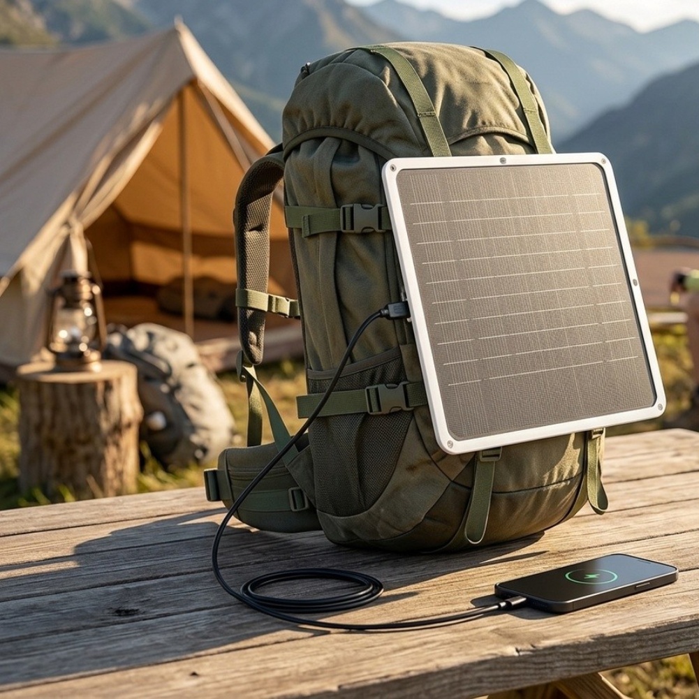 Solar Panel Monocrystalline - Складная солнечная панель 5 Вт для