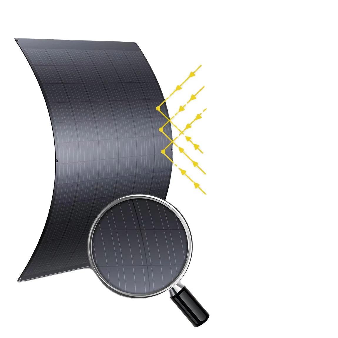 Solar Panel Monocrystalline - Гибкая монокристаллическая солнечная панель 240W/250W для