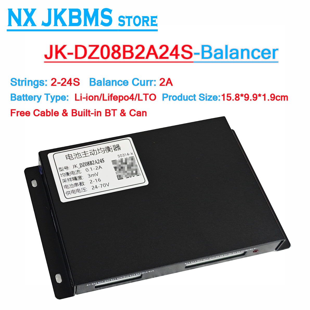 Балансир Jkbms B2A16S 2a JK 2s – обзор и цена Battery Equalizer Balancer