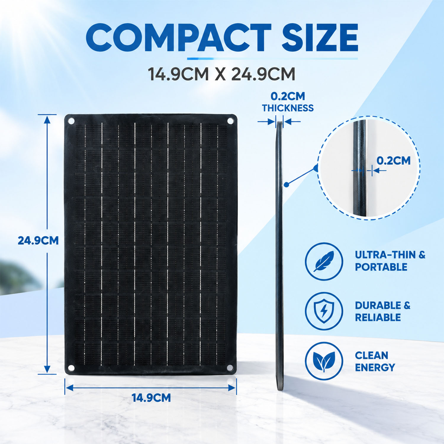8-ваттная монокристаллическая  – обзор и цена Solar Panel Monocrystalline