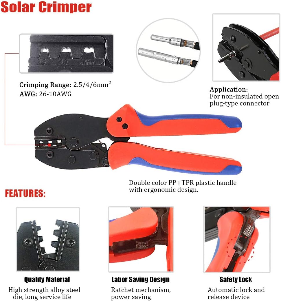 Набор инструментов для обжима  – обзор и цена Mc4 Crimping Tool