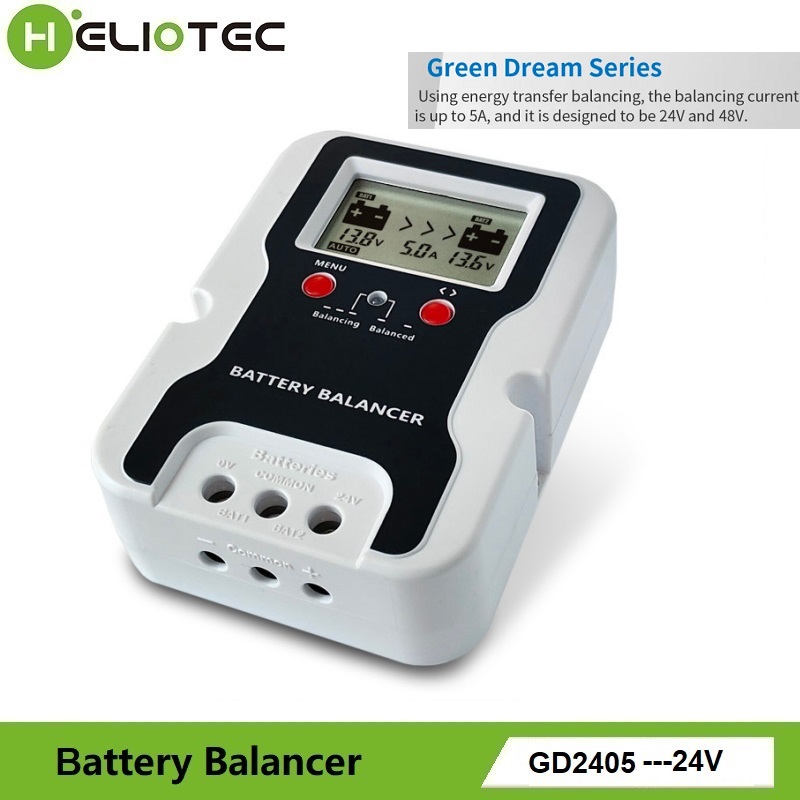 HELIOTEC 24В LED-дисплейный ба – обзор и цена Battery Equalizer Balancer
