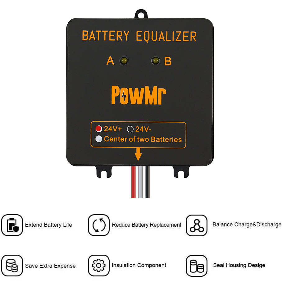 PowMr BE24 Балансир аккумулято – обзор и цена Battery Equalizer Balancer