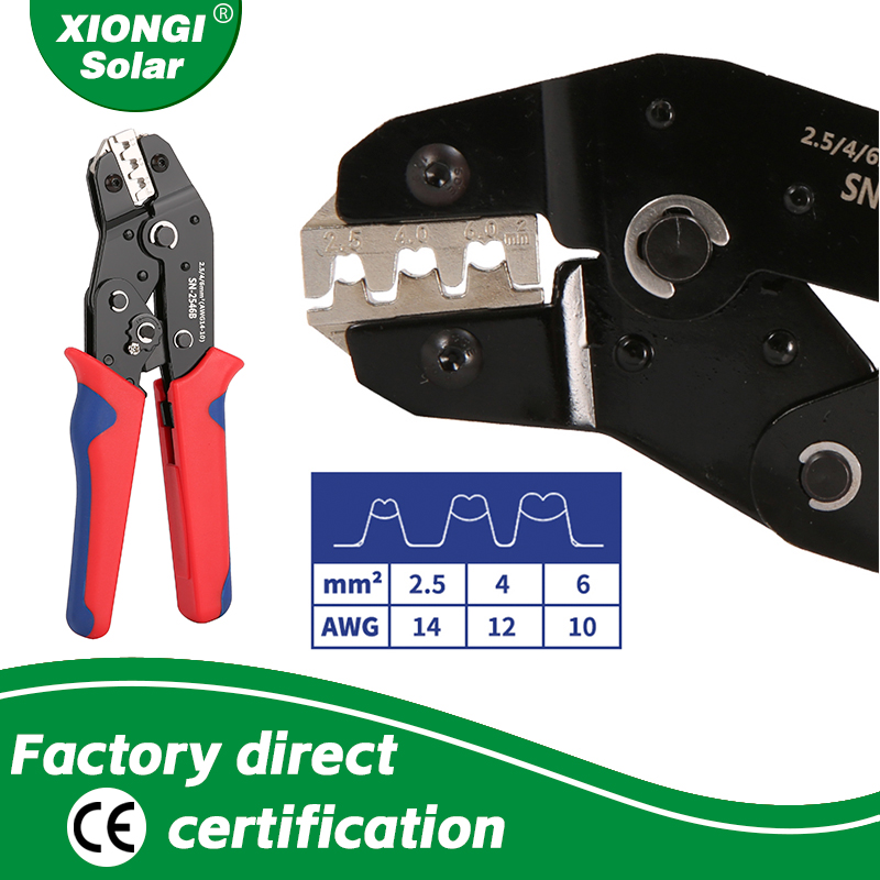 SN-2546B Набор инструментов дл – обзор и цена Mc4 Crimping Tool